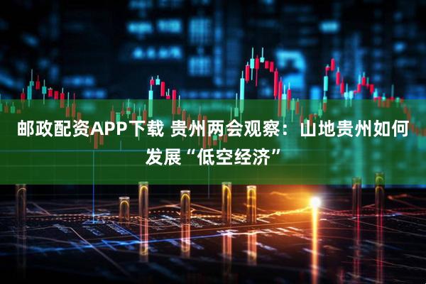 邮政配资APP下载 贵州两会观察：山地贵州如何发展“低空经济”